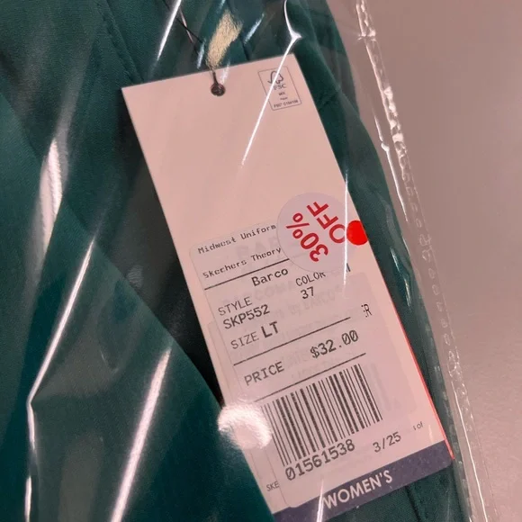 NWT Sketchers Hunter Green Jogger Scrub Pants Multi Sizes - Picture 13 of 13